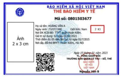 Ký hiệu đặc biệt trên thẻ BHYT mới