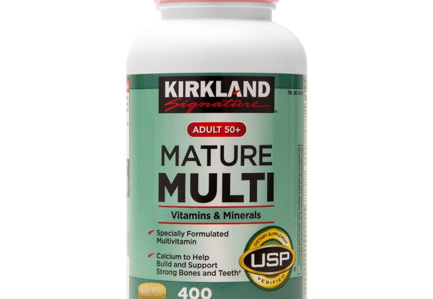 KIRKLAND ADULT 50+ MATURE MULTI VITAMINS & MINERALS , CHAI 400 VIÊN – 590K KIRKLAND ADULT 50+ MATURE MULTI VITAMINS & MINERALS , CHAI 400 VIÊN – 590K