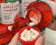 Dấm táo hữu cơ Apple cider vinegar – 1200mg-180 viên – 775K